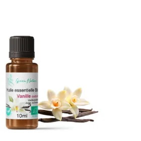 Huile Essentielle Bio d'extrait de Vanille 10ml