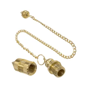 Pendule radiesthésie de guérison en cuivre avec réservoir