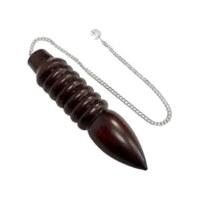 Pendule Cône Isis en Bois de Rose 9cm