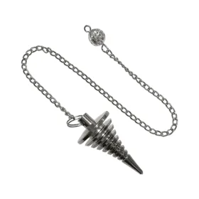 Pendule Torsade Métal Noir