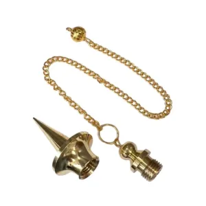 Pendule de guérison Yoga en métal avec réservoir