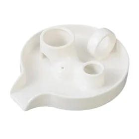 Porte Encens Céramique Blanc pour Palo Santo et Sauge Blanche