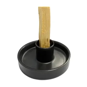 Porte Encens Céramique Noir Palo Santo