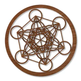 Sous-verre en bois Metatron