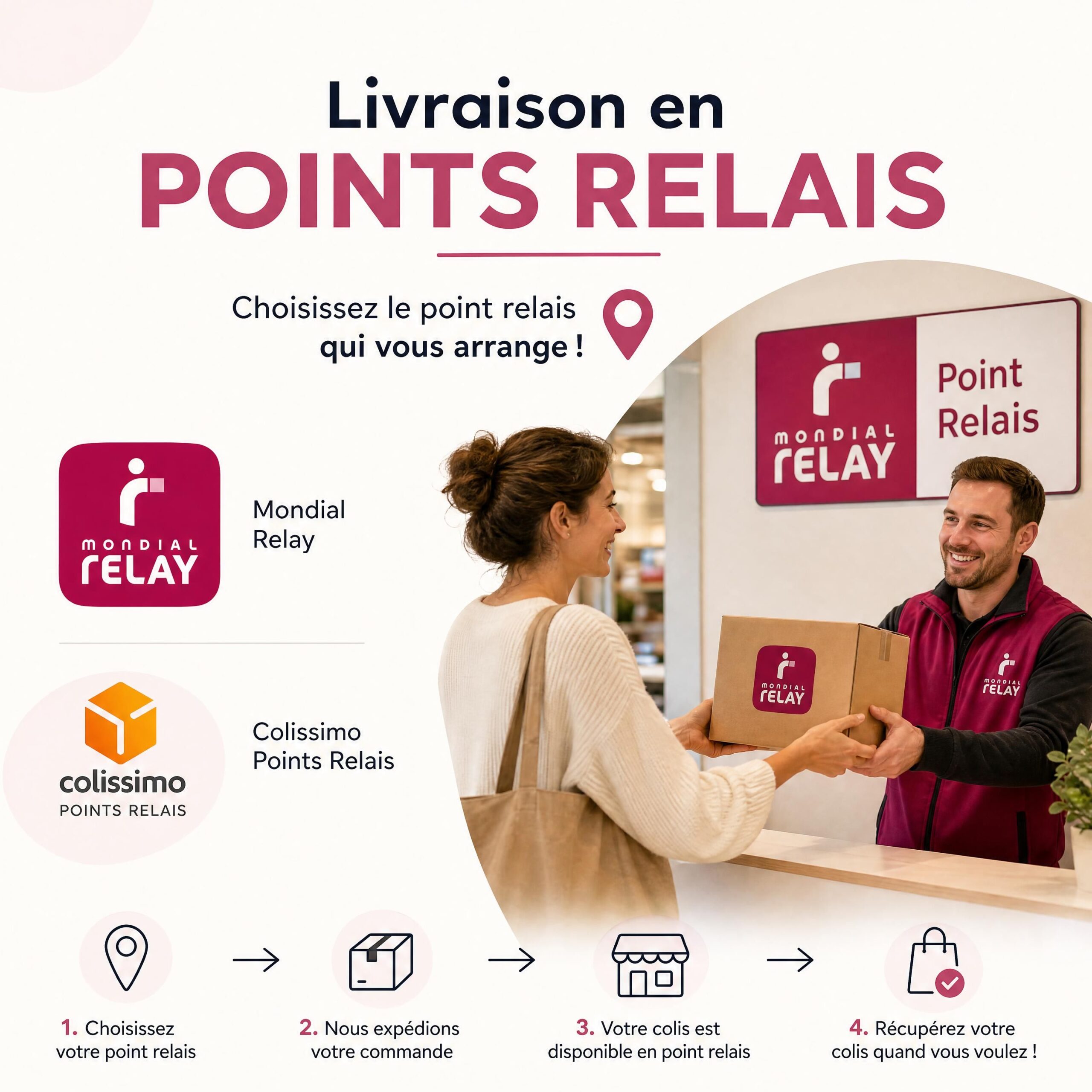 Livraison en points relais